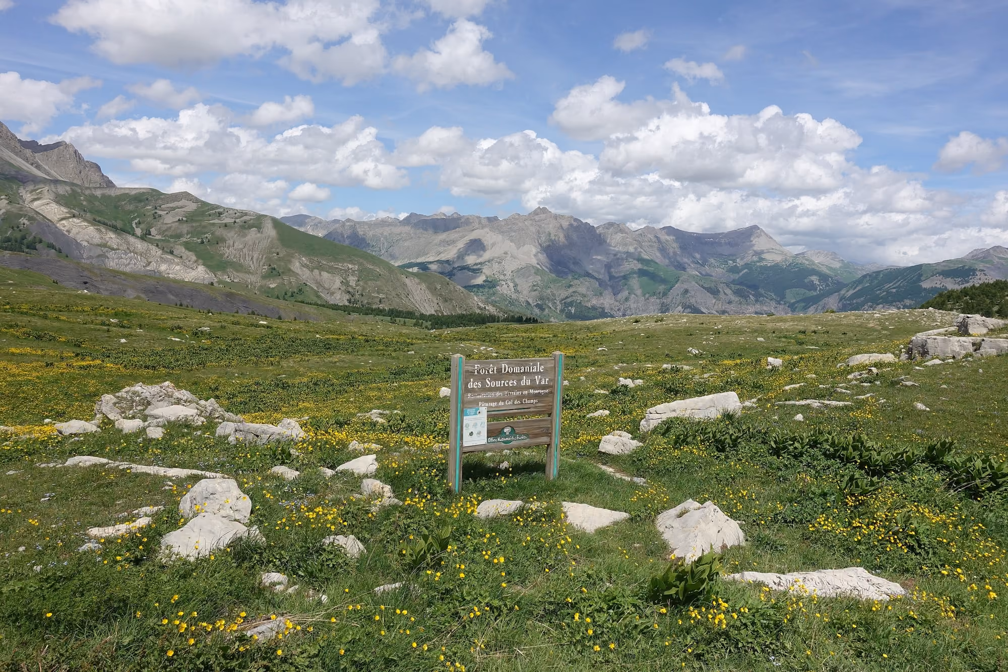 Col des Champs, alpage sommital
