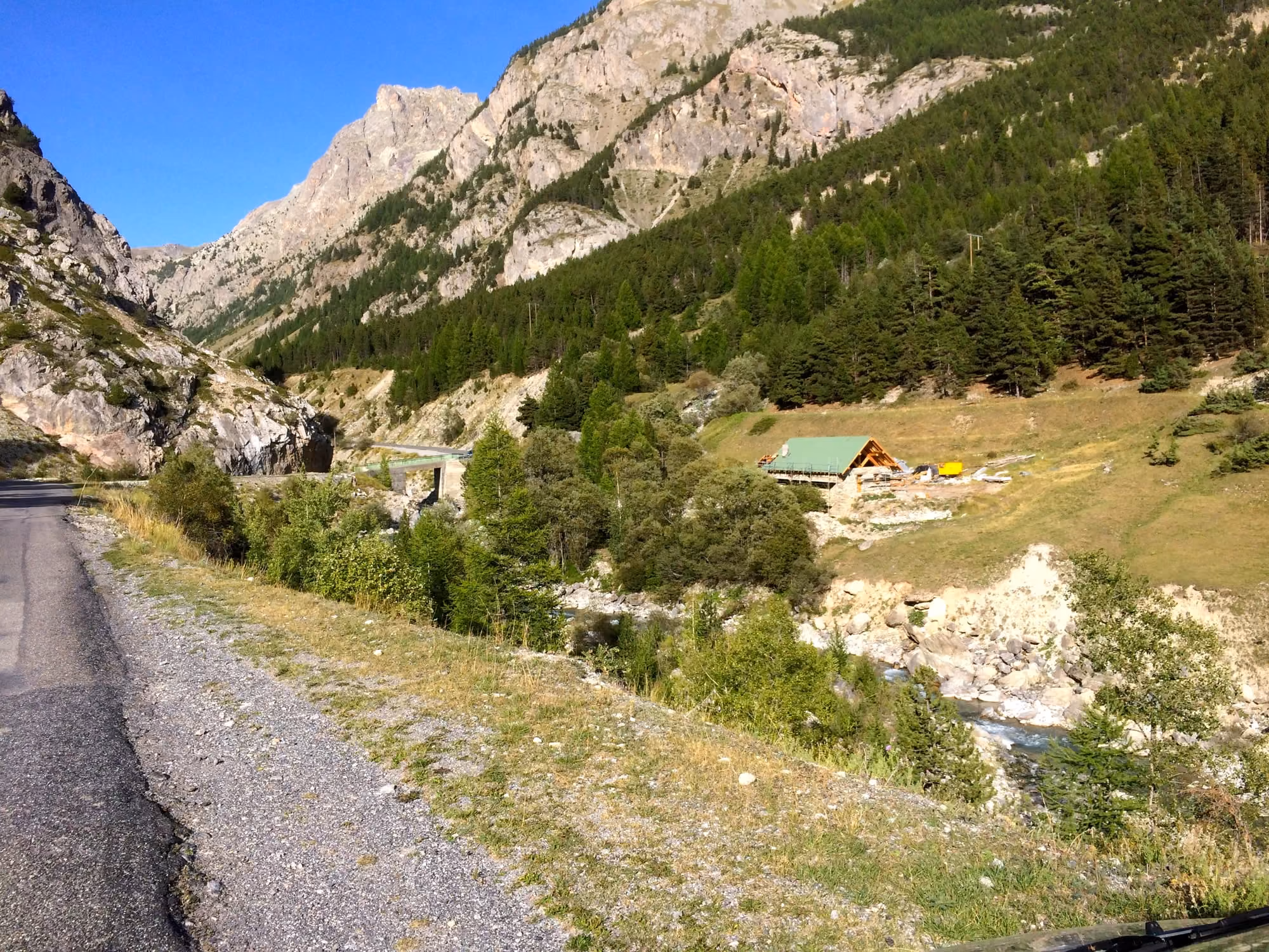 Descente sur la vallée de l'Ubaye