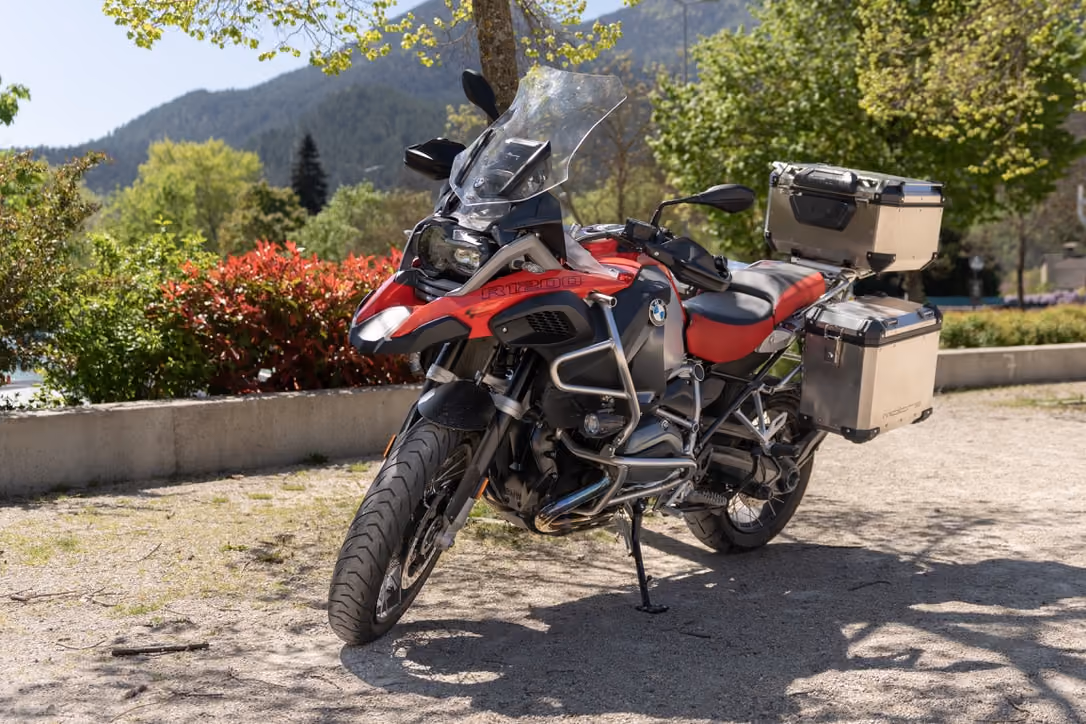 La rouge, R 1200 GS Adventure